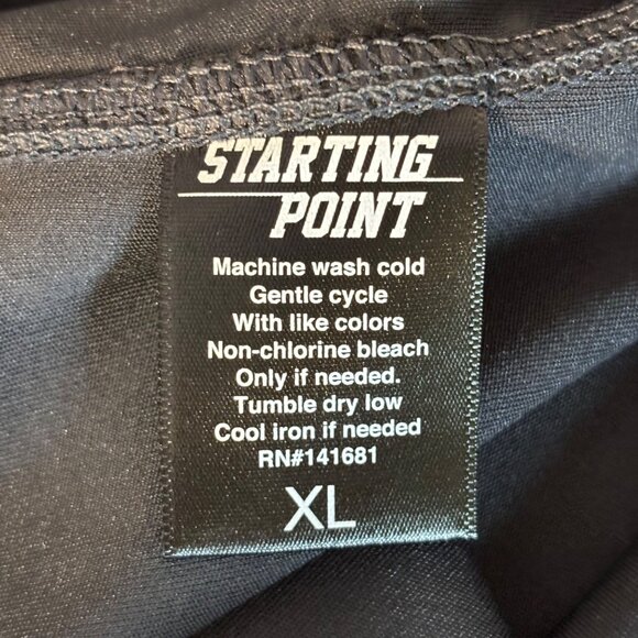 Starting Point Womens Tummy Control Performance Shorts XL Gray With Pockets - Picture 7 of 13